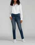 Bluberry Denim Pull-On Straight leg Cecila