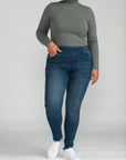 Bluberry Denim Pull-On Ankle Length Chole