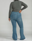 Bluberry Denim Pull-On Flare Leg Rara