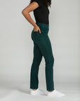 Bluberry denim Elastic Waistband Straight Leg Remy