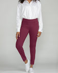 Bluberry Denim Elastic Waistband Ankle length Zora