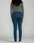 Bluberry Denim Zipper-Fly Slim Leg Amanda
