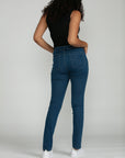 Bluberry Denim Zipper-Fly Straight Leg Amira