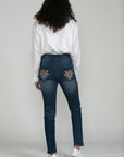 Bluberry Denim Pull-On Straight leg Cecila