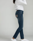 Bluberry Denim Pull-On Straight leg Cecila