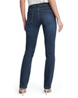 Bluberry Denim Zipper-Fly Slim Leg Emma