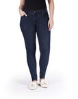 Bluberry Denim Zipper-Fly Skinny Leg Dark navy Rinse Wash