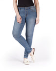 Bluberry denim Zipper-Fly Skinny Leg Colette