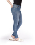 Bluberry denim Zipper-Fly Skinny Leg Colette