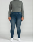 Bluberry Denim Pull-On Slim Leg Medium Wash