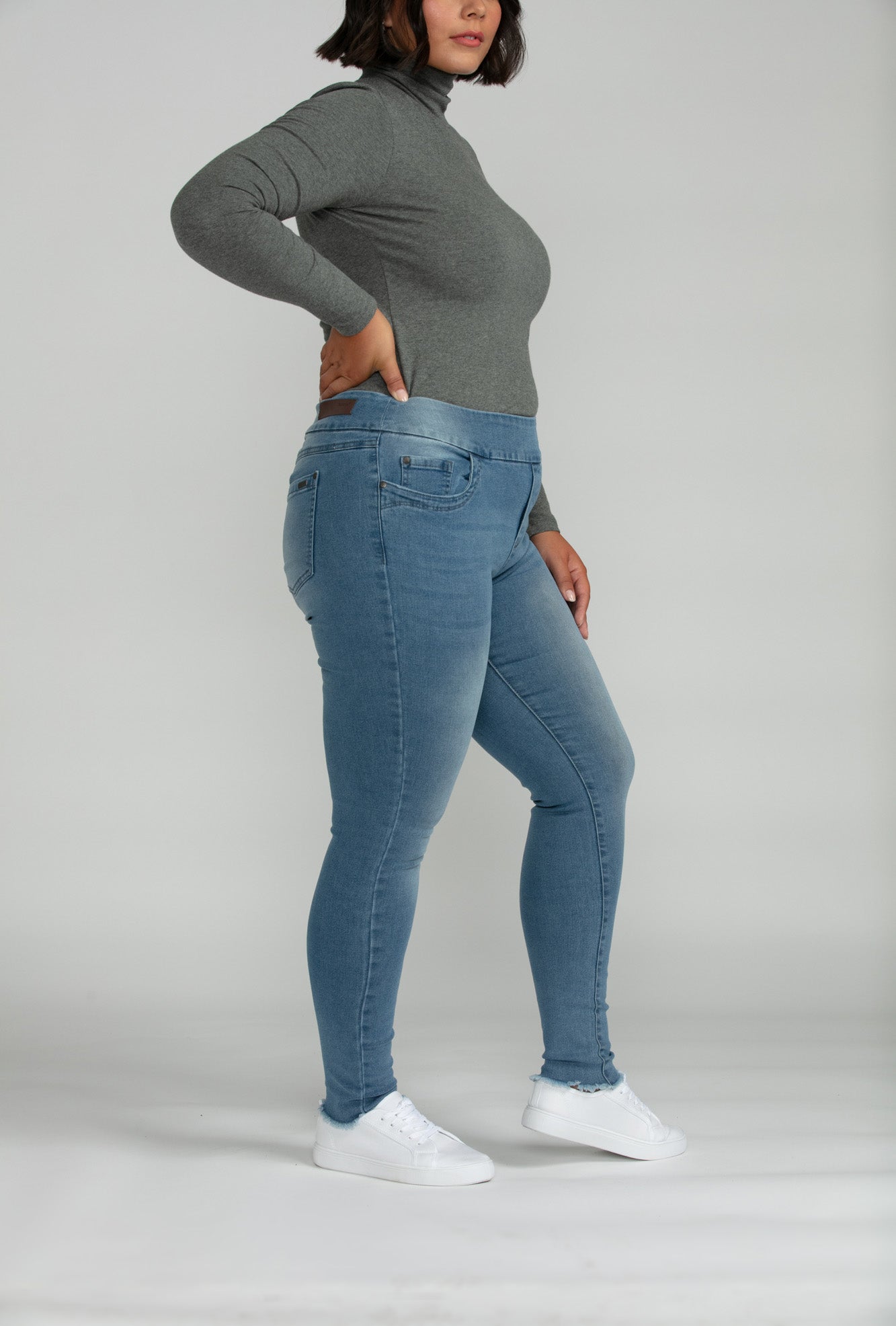 Bluberry Denim Pull-On Ankle length Reese