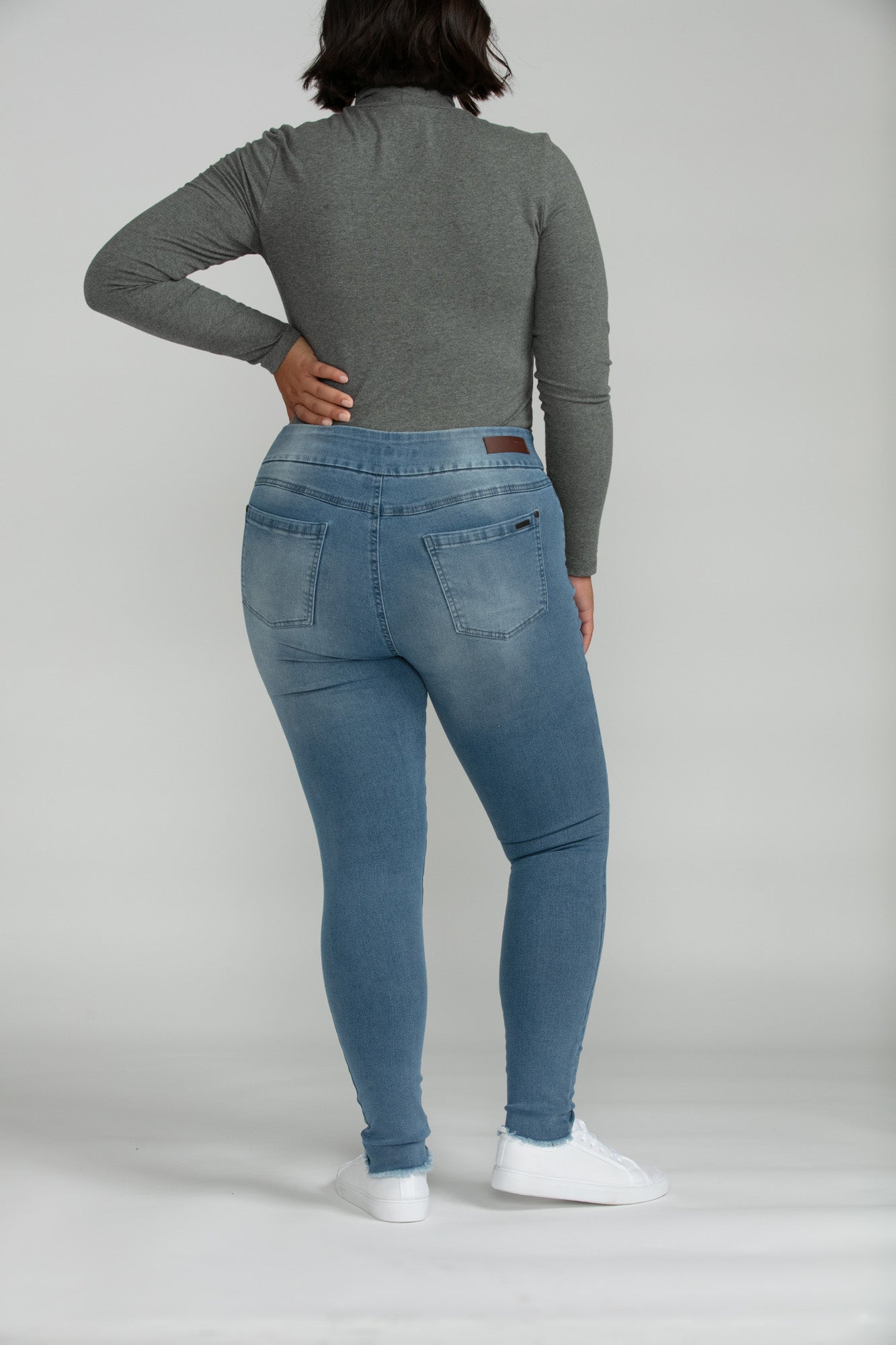 Bluberry Denim Pull-On Ankle length Reese