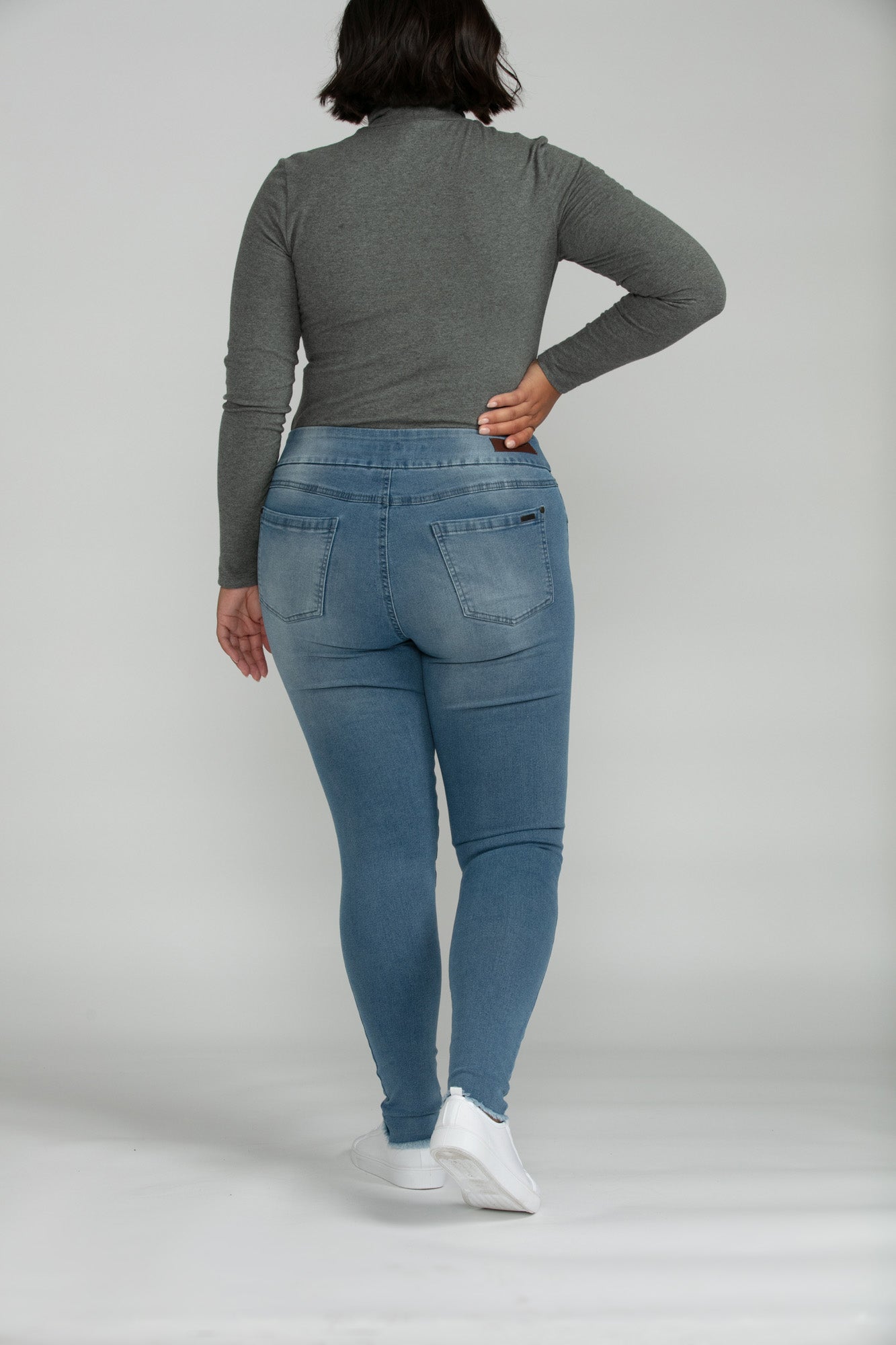 Bluberry Denim Pull-On Ankle length Reese