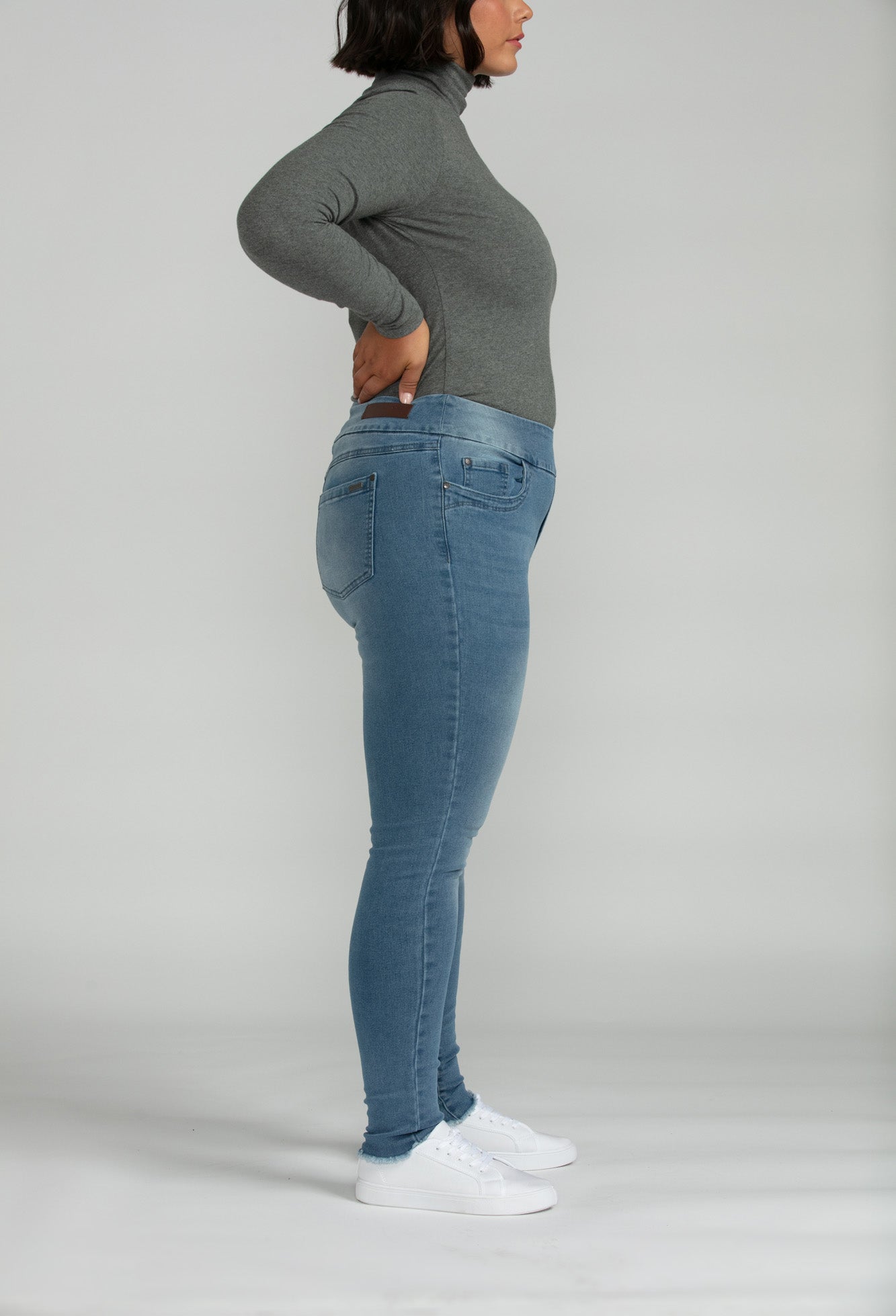 Bluberry Denim Pull-On Ankle length Reese