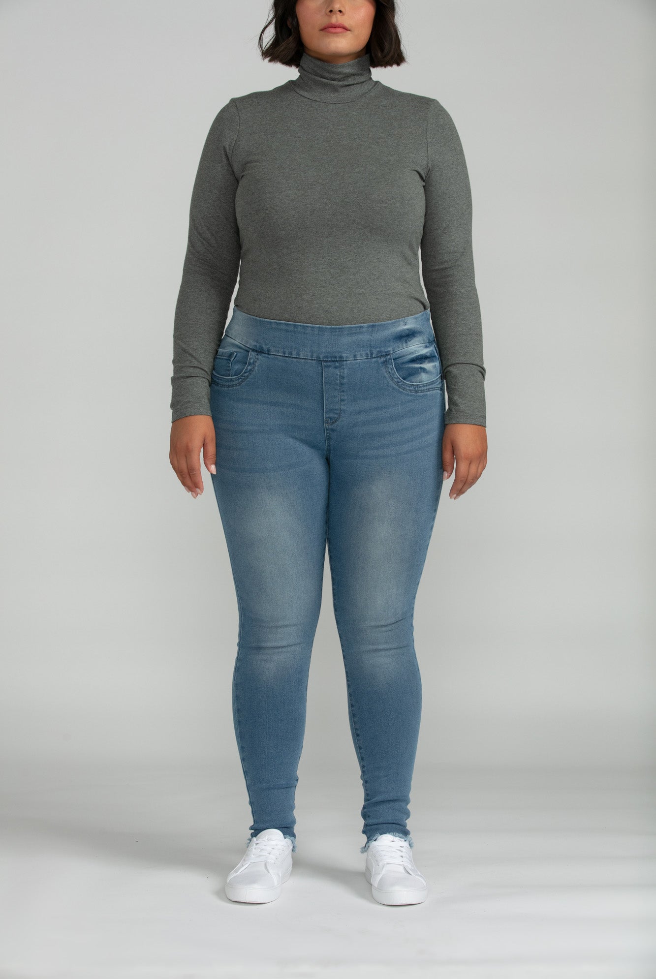 Bluberry Denim Pull-On Ankle length Reese