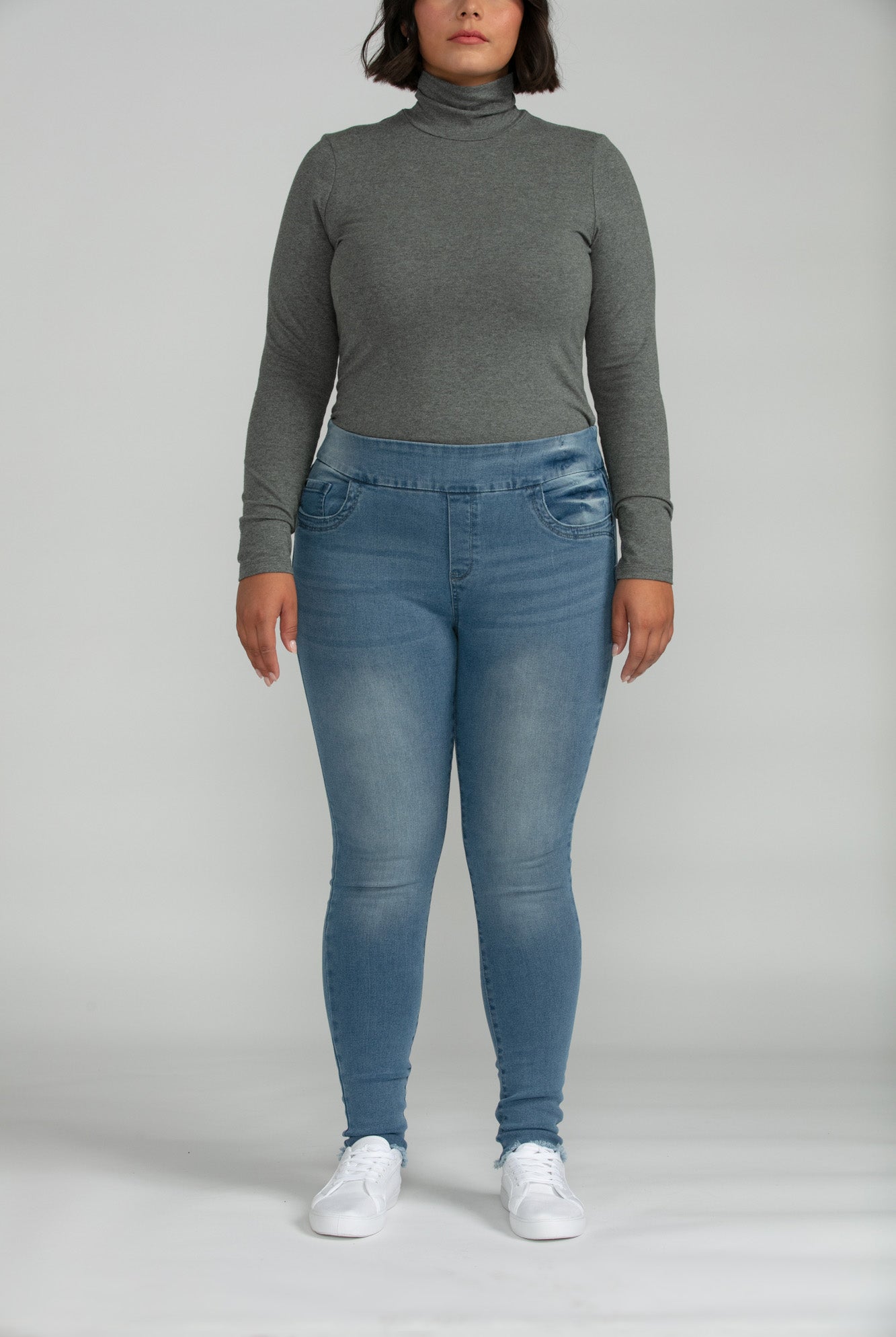 Bluberry Denim Pull-On Ankle length Reese