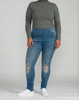 BluBerry Denim Pull-On Slim leg Camila