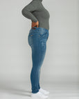 BluBerry Denim Pull-On Slim leg Camila