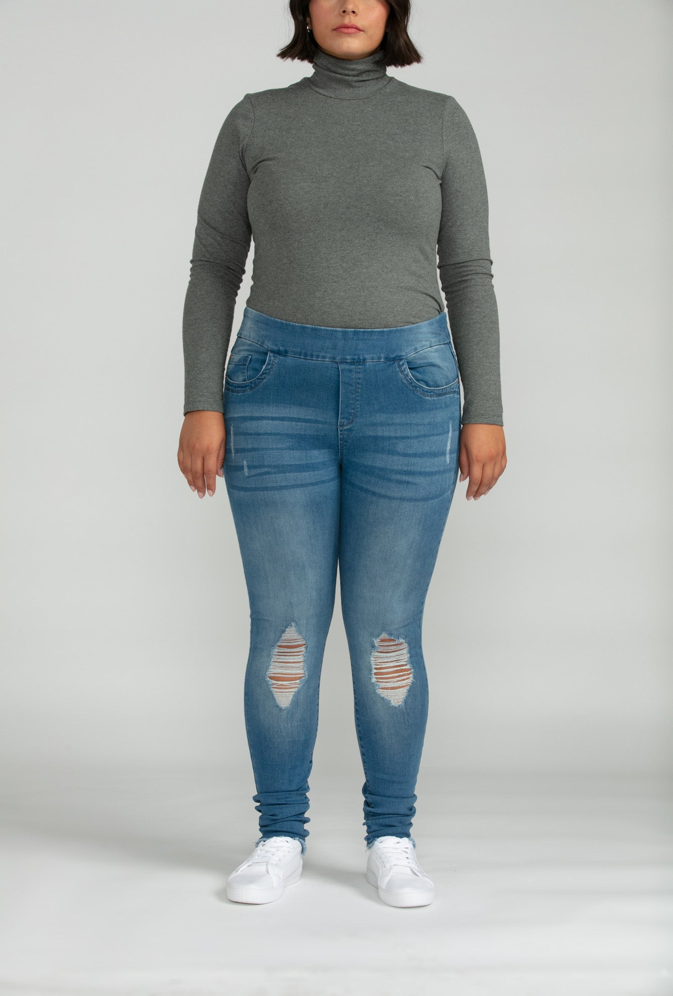 BluBerry Denim Pull-On Slim leg Camila