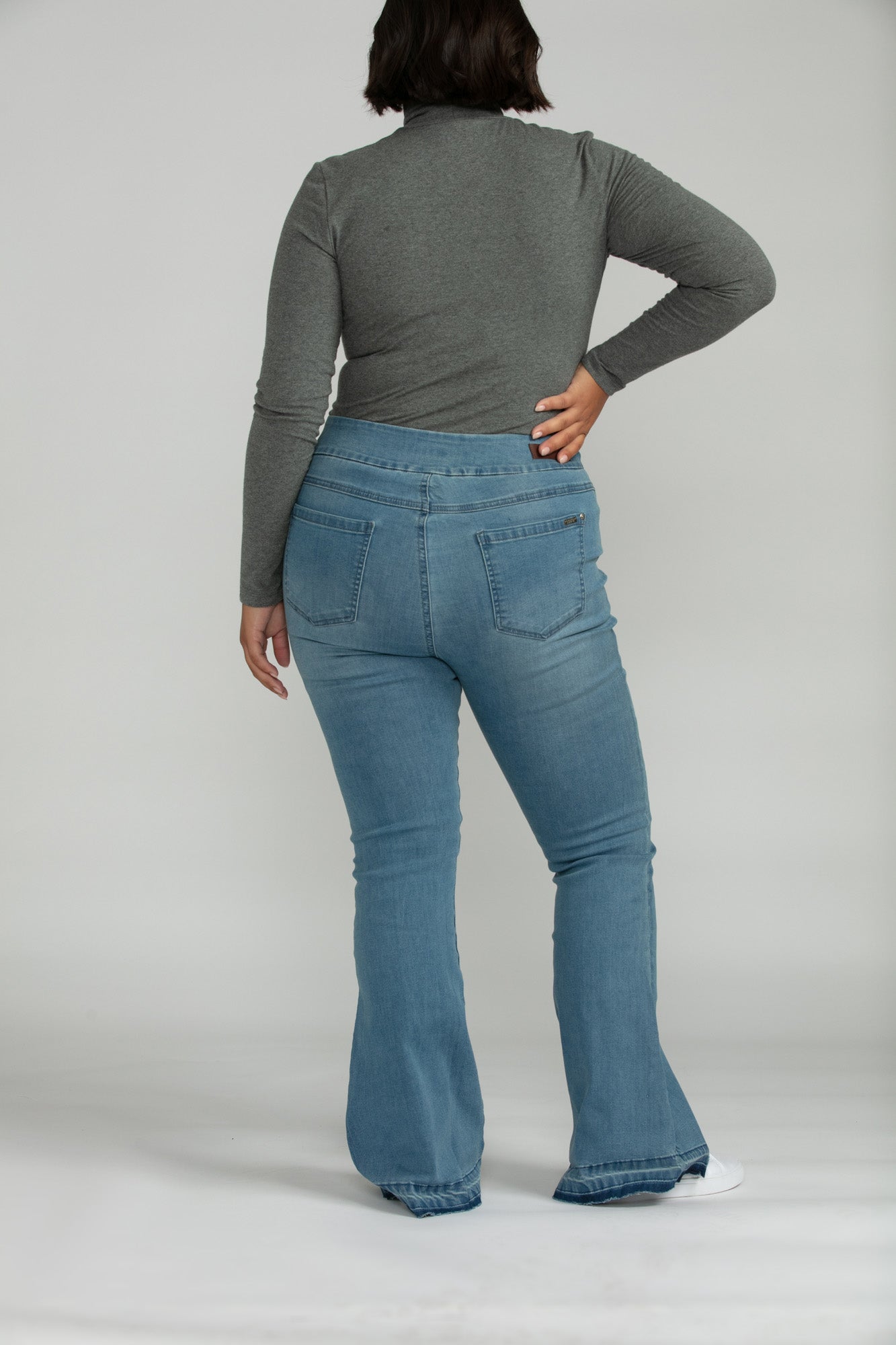 Bluberry Denim Pull-On Flare Leg Rara