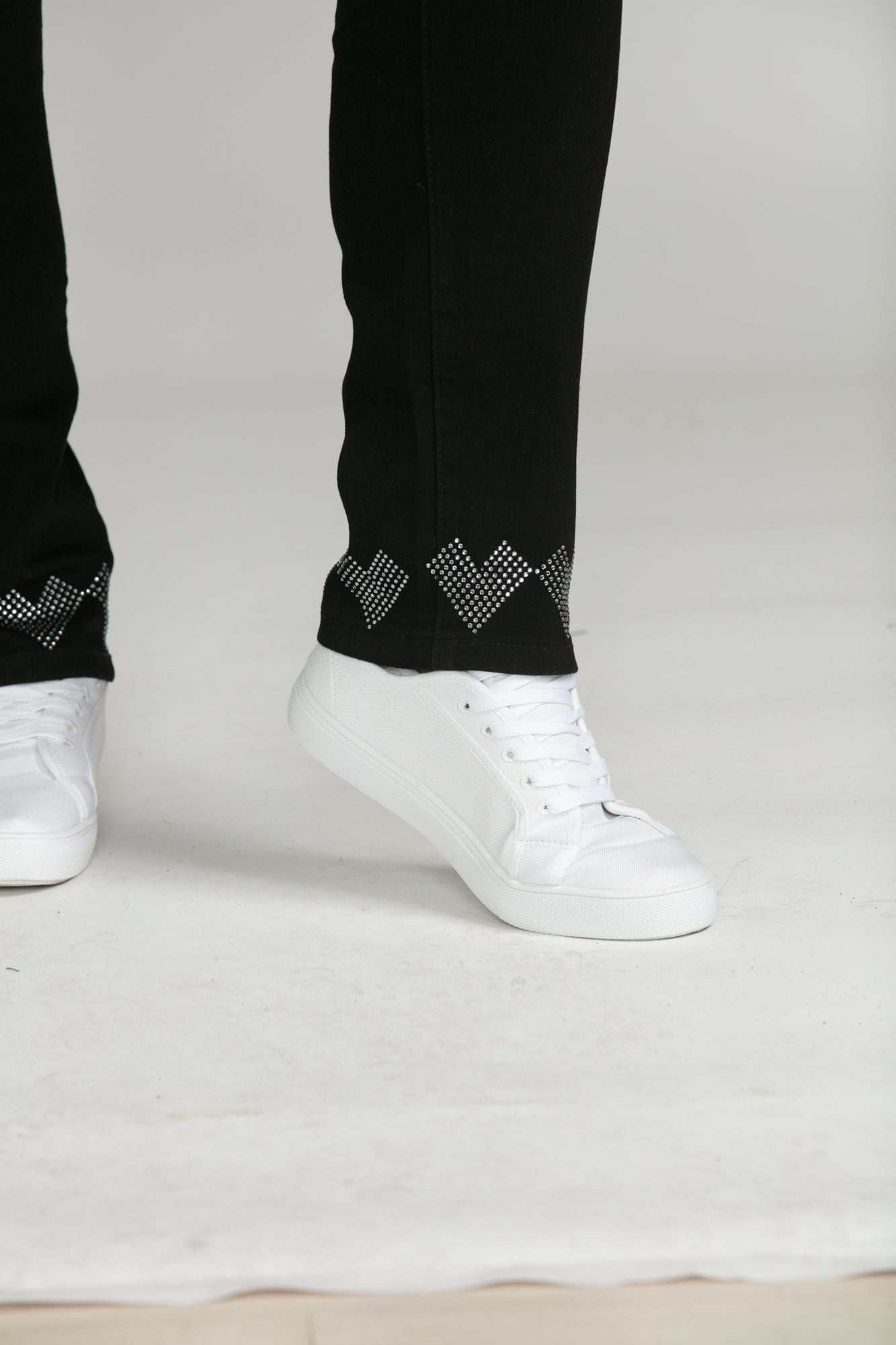 Bluberry denim Zipper-Fly Ankle Length Elaina