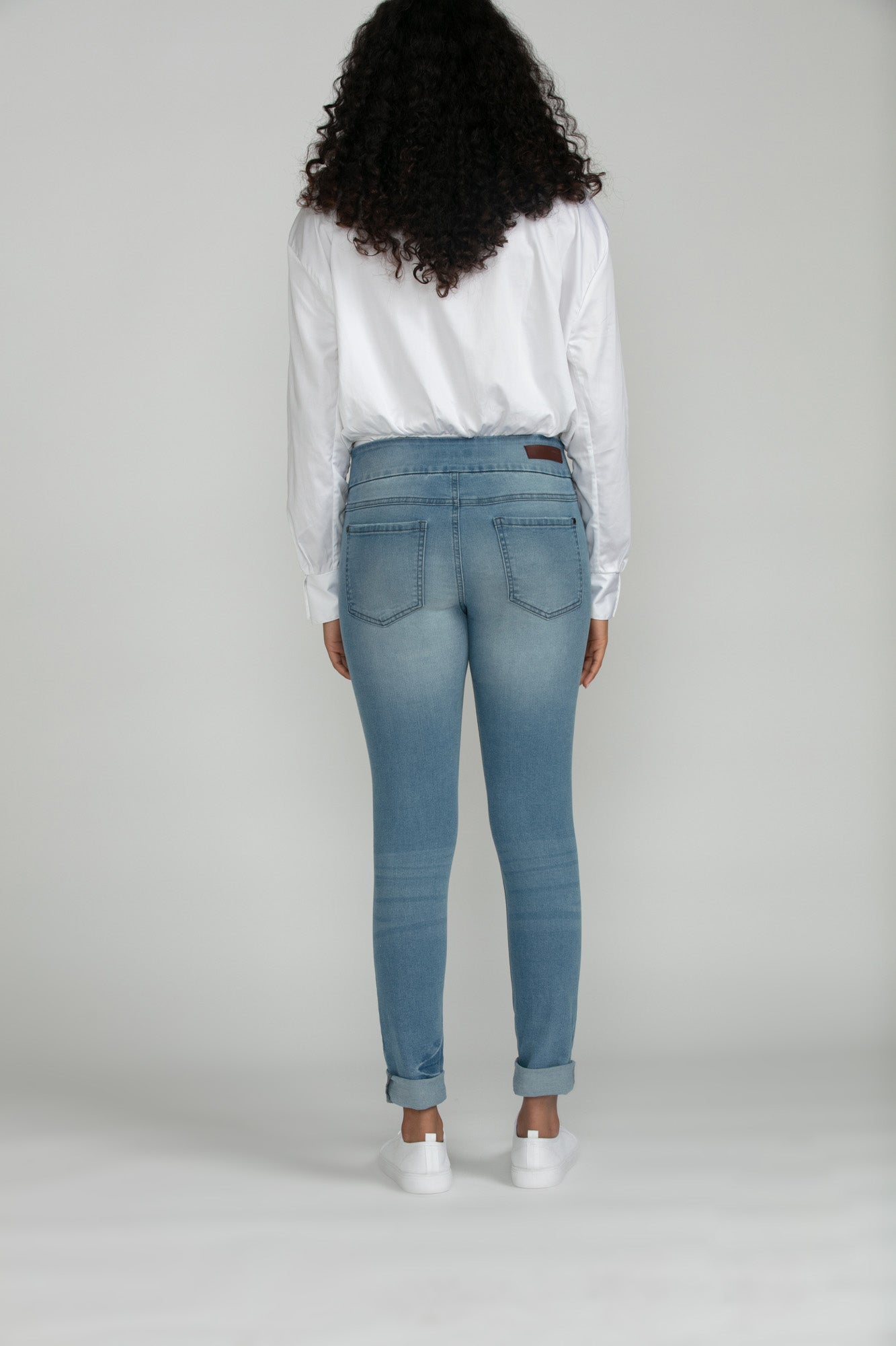 Bluberry denim Pull-On Ankle length Riley