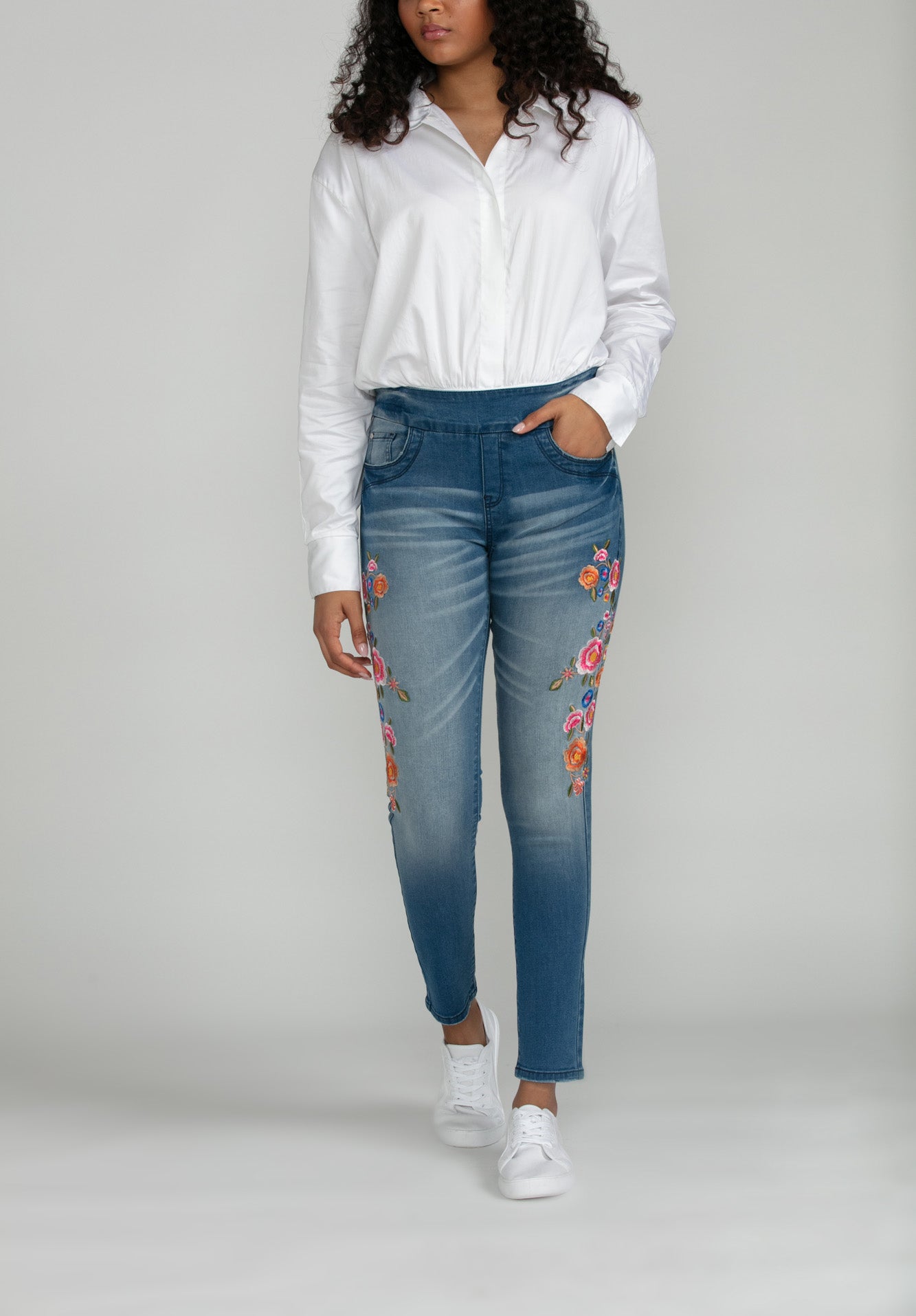 Bluberry Denim Pull-On Ankle length Teagon