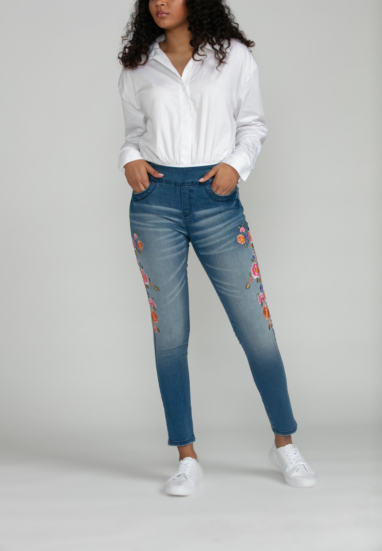 Bluberry Denim Pull-On Ankle length Teagon