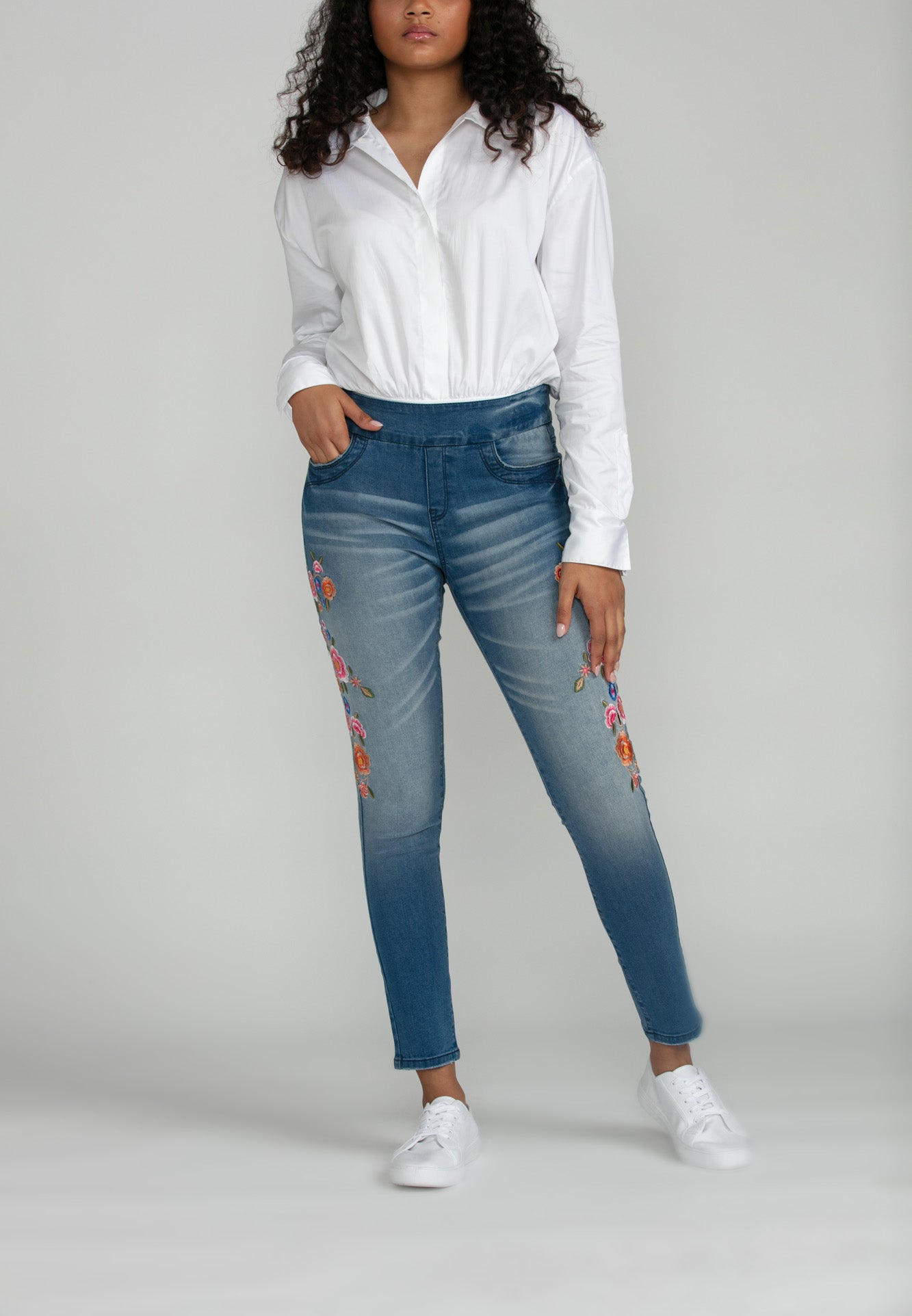 Bluberry Denim Pull-On Ankle length Teagon