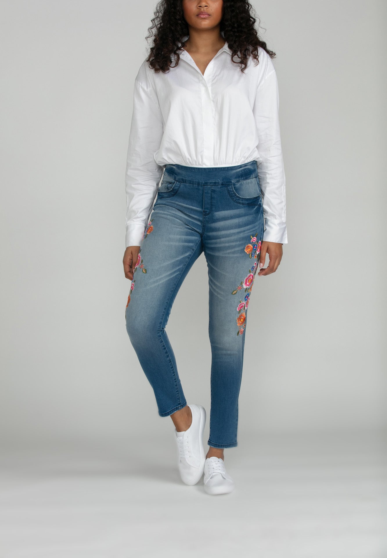 Bluberry Denim Pull-On Ankle length Teagon
