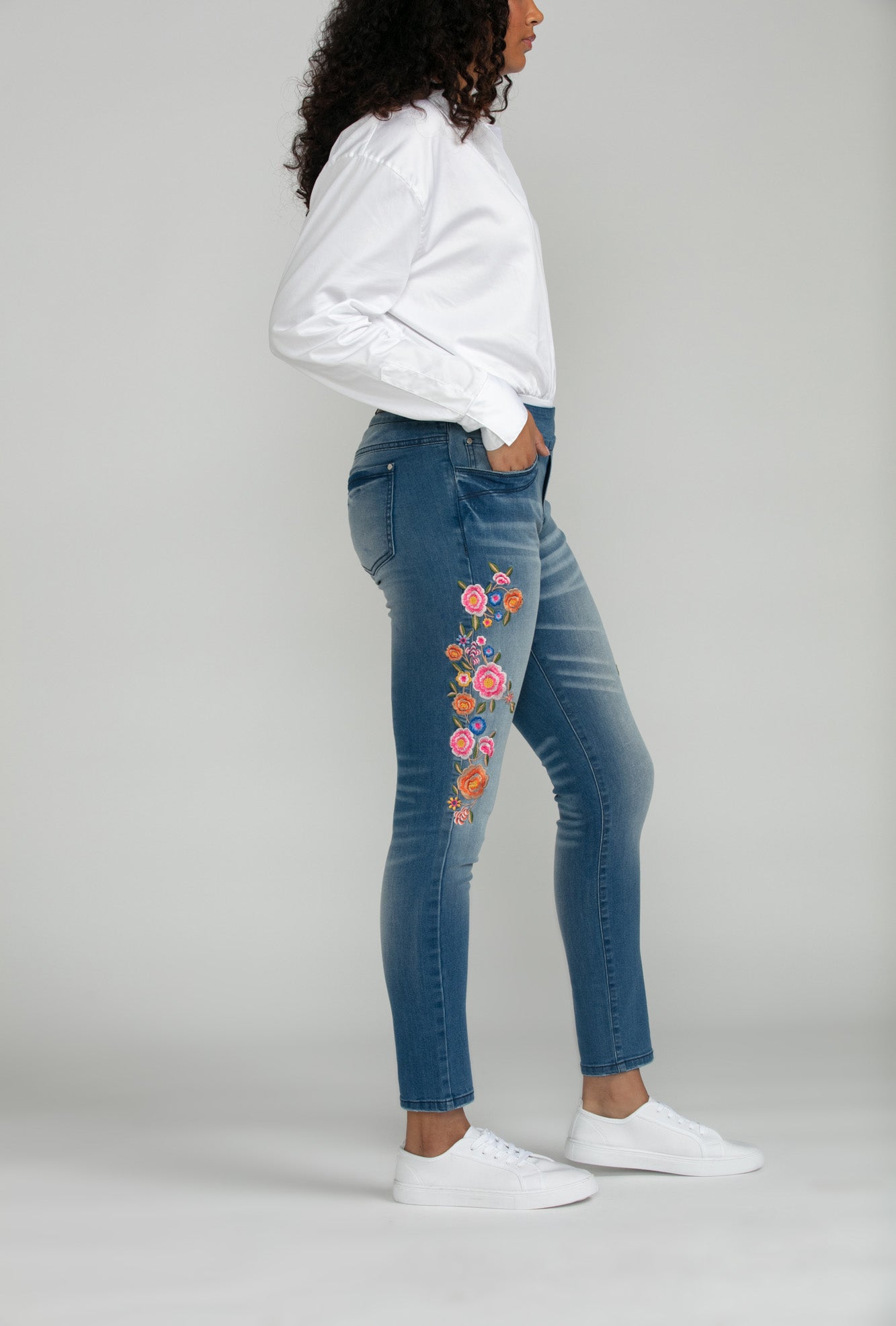 Bluberry Denim Pull-On Ankle length Teagon