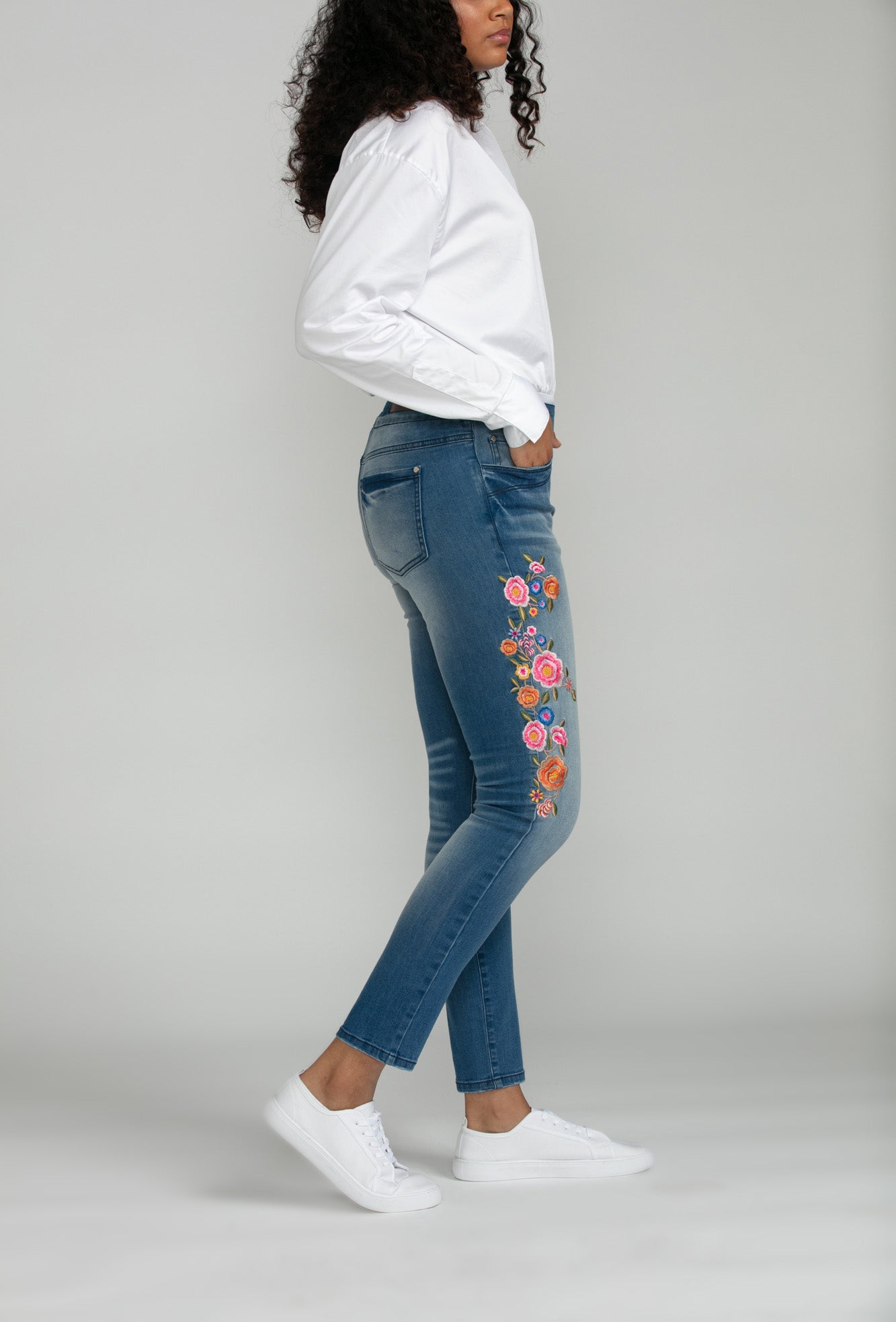 Bluberry Denim Pull-On Ankle length Teagon