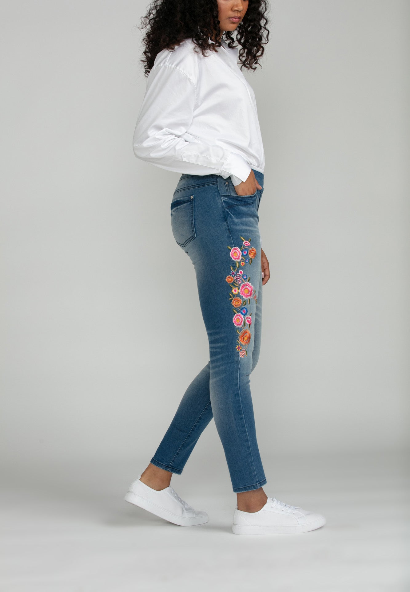 Bluberry Denim Pull-On Ankle length Teagon