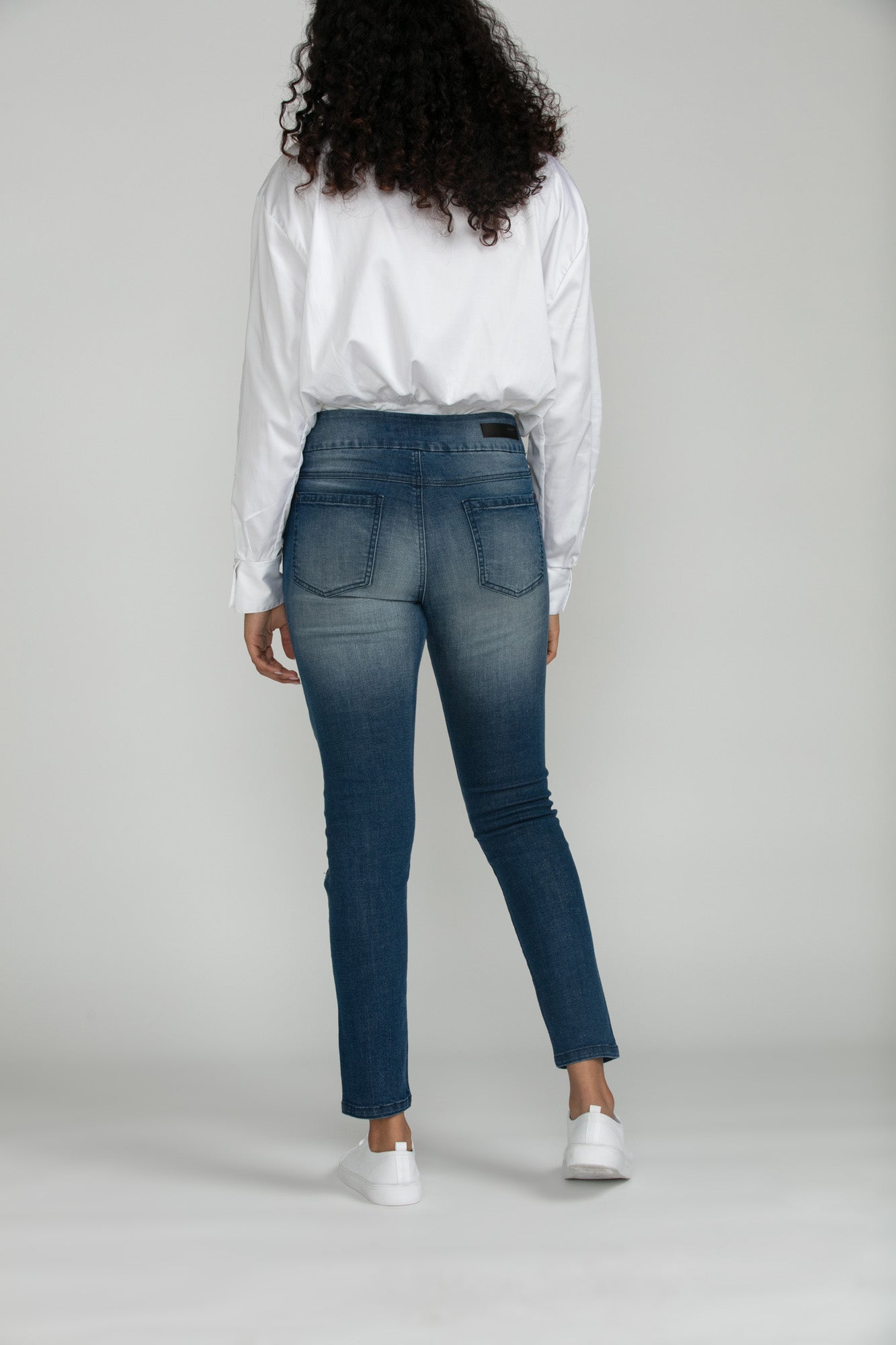 Bluberry denim Pull-On Ankle Length Mila