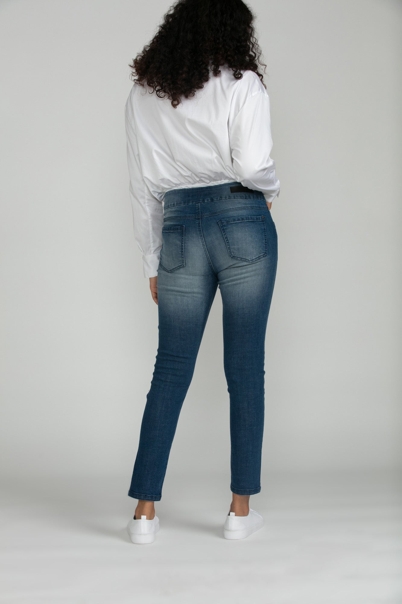 Bluberry denim Pull-On Ankle Length Mila