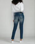 Bluberry denim Pull-On Ankle Length Mila