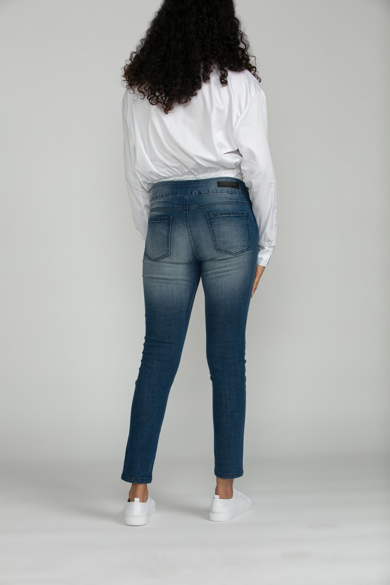 Bluberry denim Pull-On Ankle Length Mila