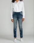 Bluberry denim Pull-On Ankle Length Mila