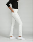 Bluberry Denim Elastic Waistband Straight Leg Coco