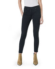 Bluberry denim Elastic Waistband Ankle Length Tina