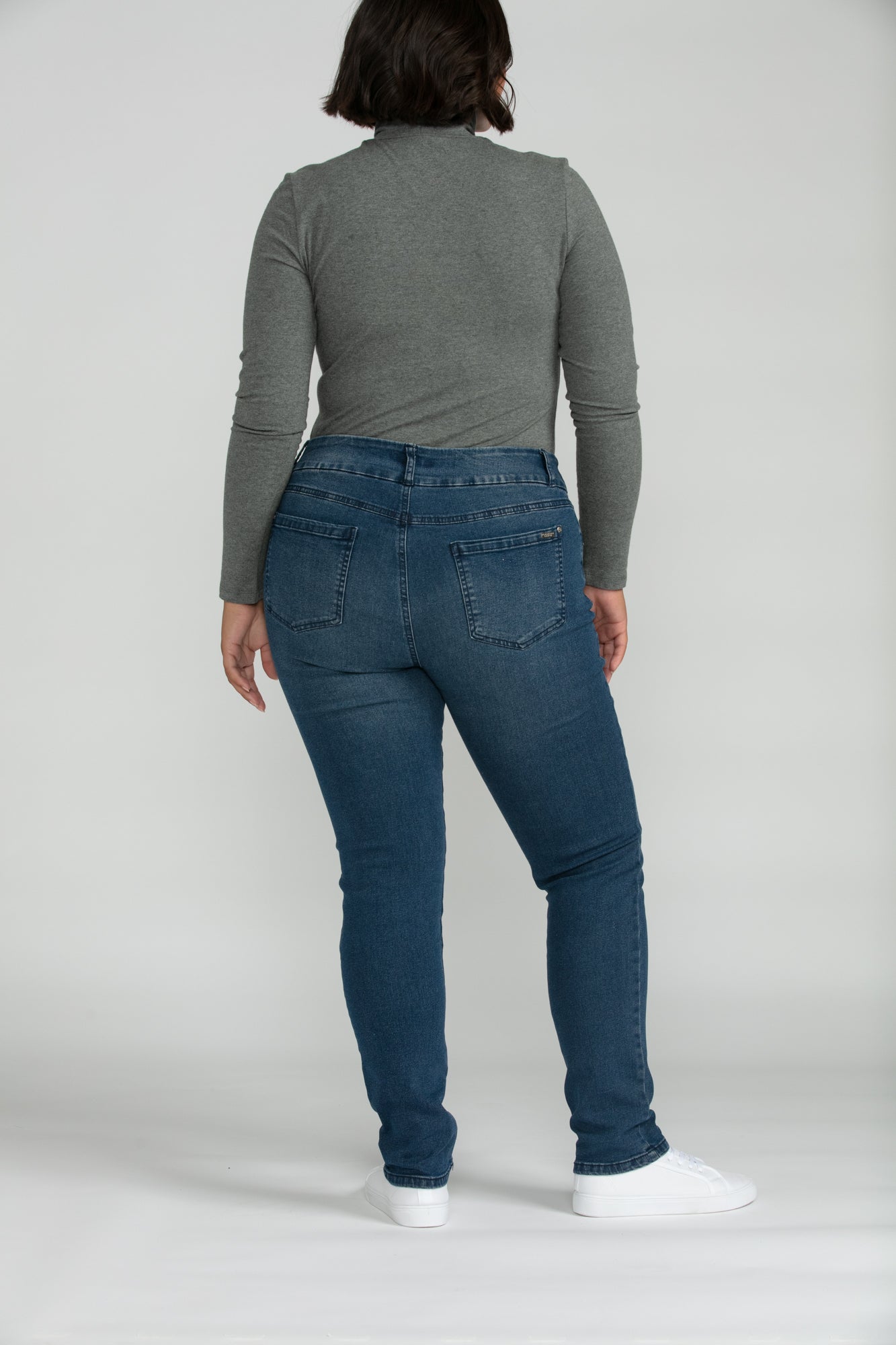 Bluberry Denim Pull-On Straight leg Medium Wash