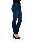 Bluberry Denim Pull-On Slim Leg Rinse Wash