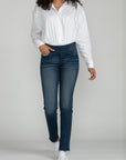 Bluberry Denim Pull-On Straight leg Cecila
