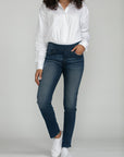 Bluberry Denim Pull-On Straight leg Cecila