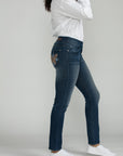 Bluberry Denim Pull-On Straight leg Cecila