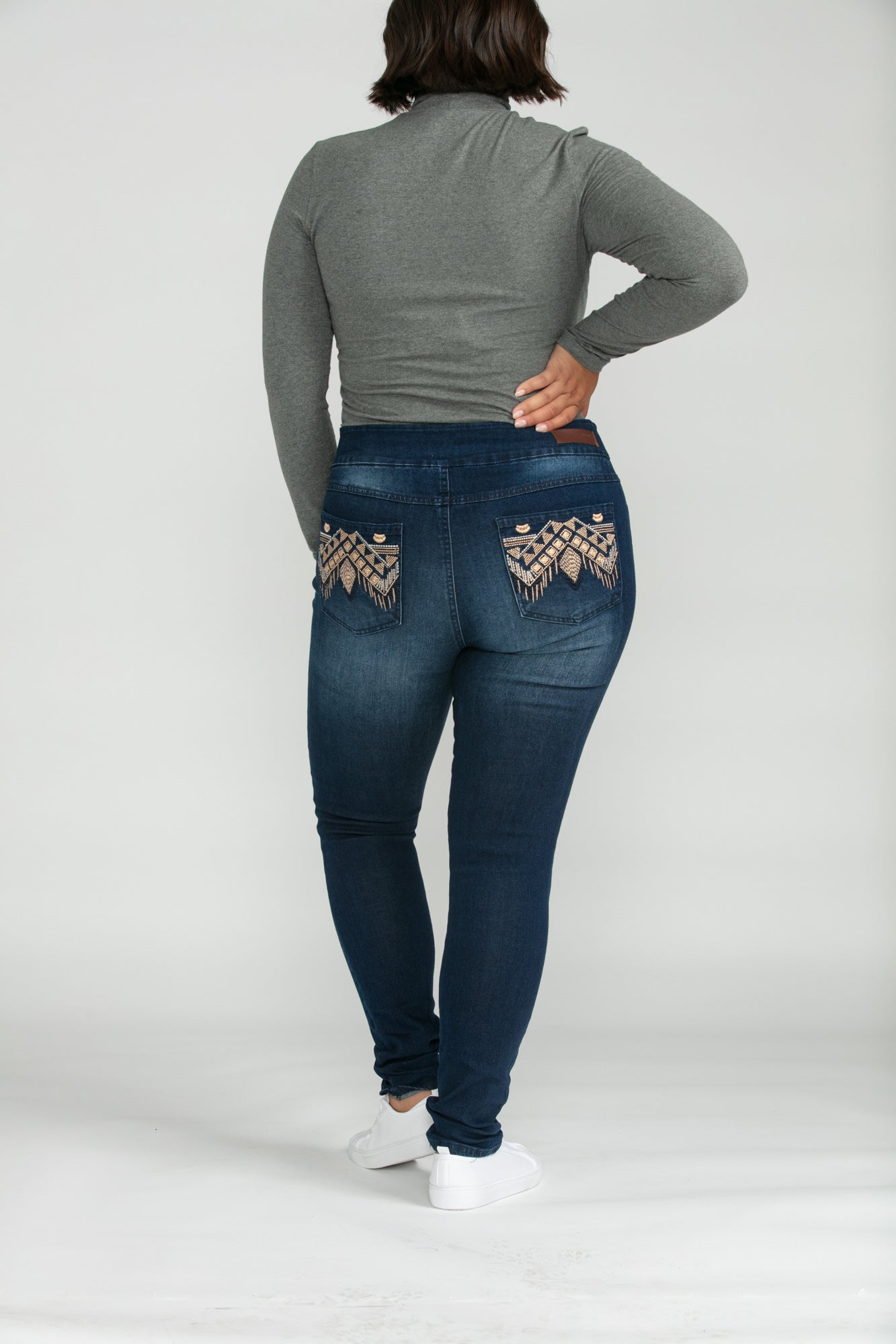 Bluberry Denim Pull-On Slim leg Charlotte