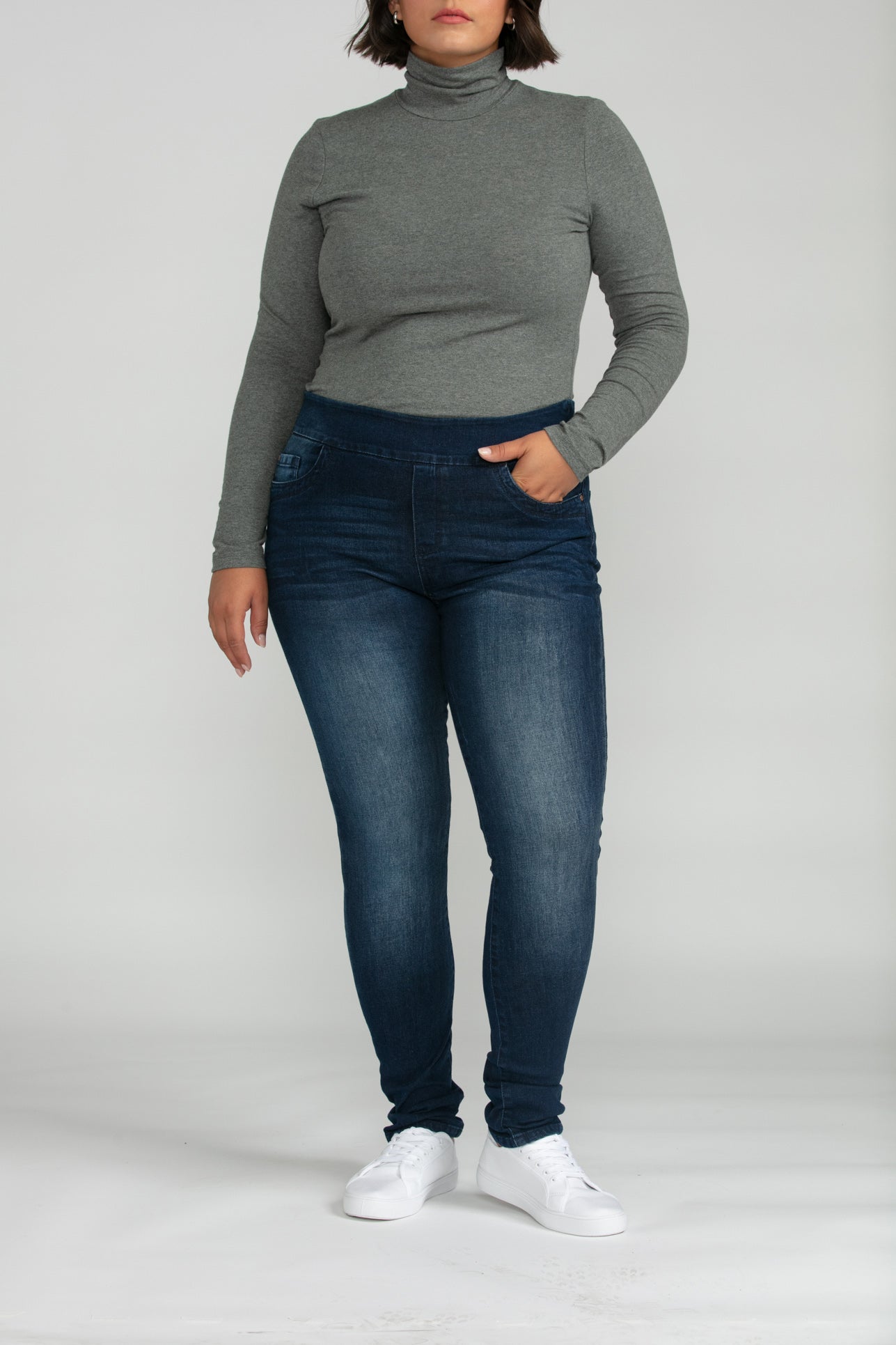 Bluberry Denim Pull-On Slim leg Charlotte