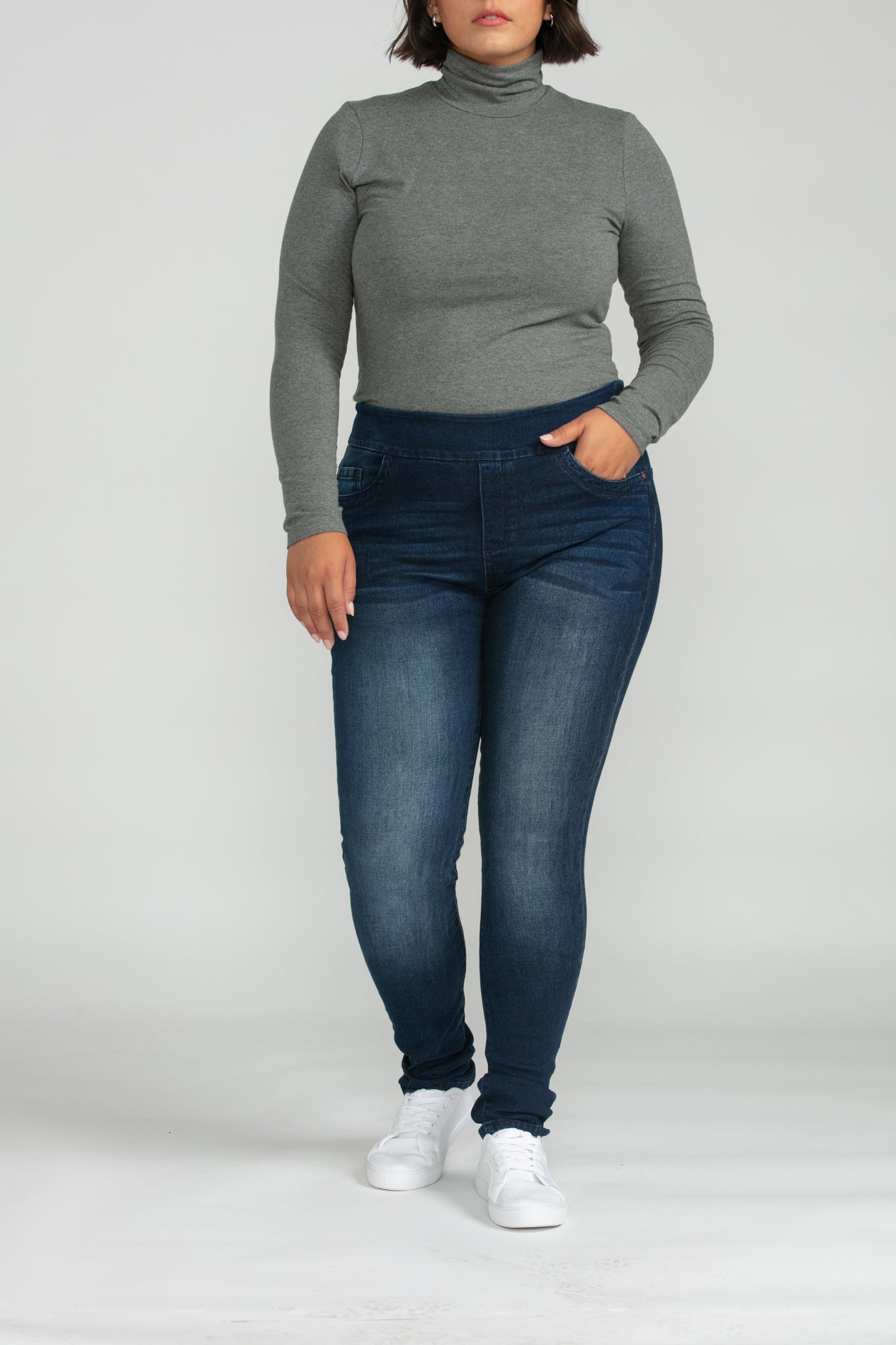 Bluberry Denim Pull-On Slim leg Charlotte