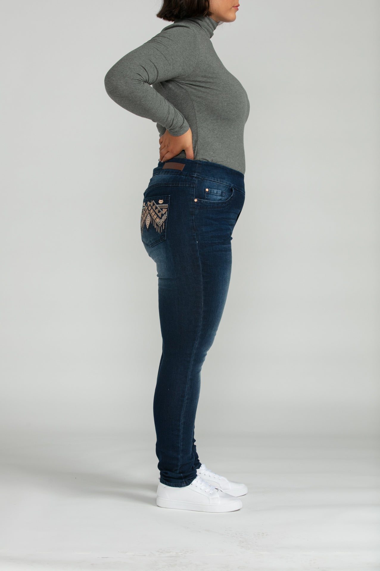 Bluberry Denim Pull-On Slim leg Charlotte