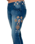 Bluberry Denim Pull-On Slim Leg Elizabeth